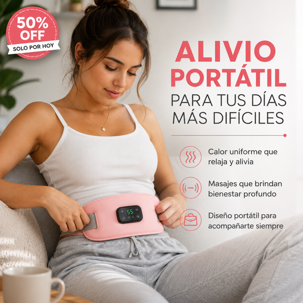 Crampelle™ Cinturon Dolor Menstrual Termico