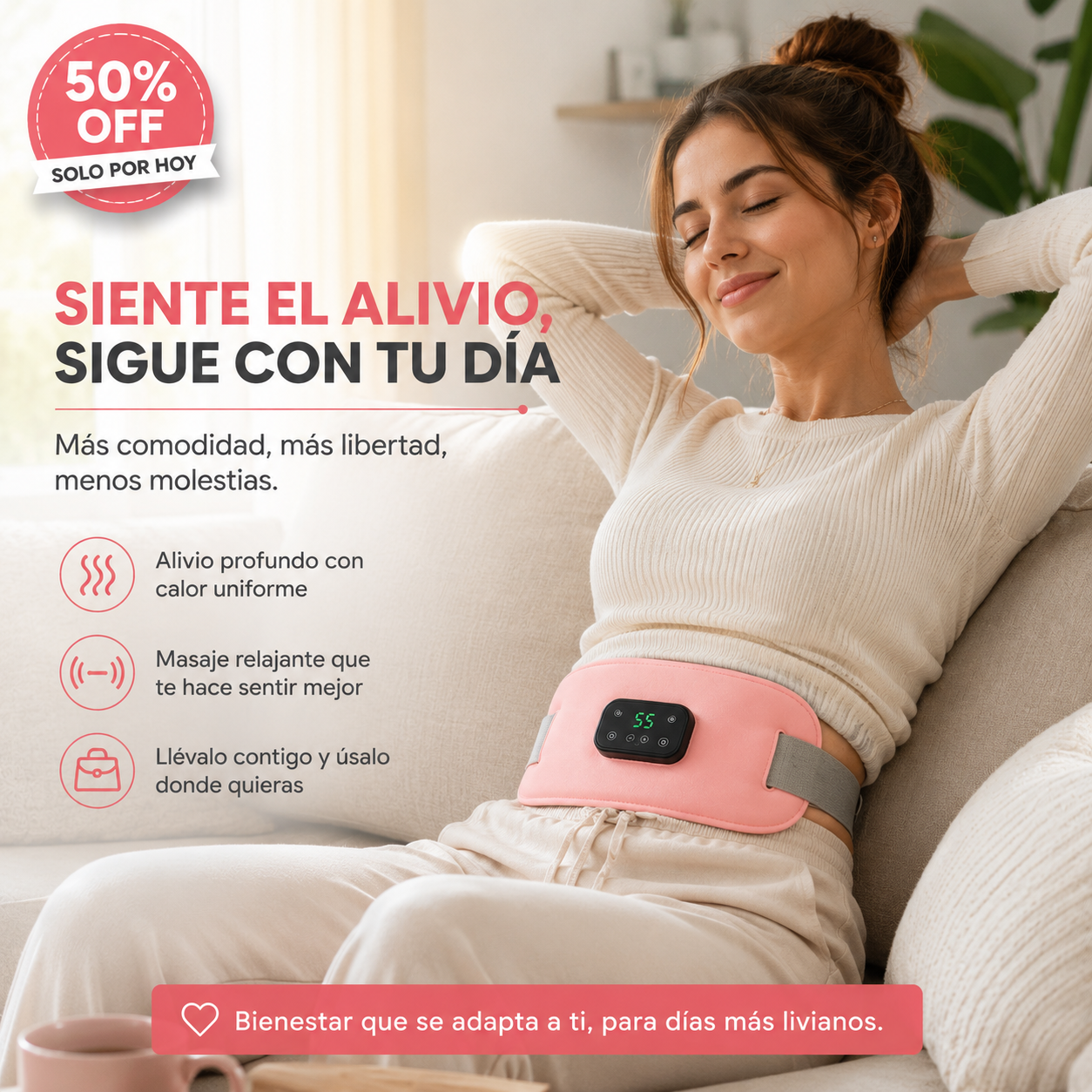 Crampelle™ Cinturon Dolor Menstrual Termico