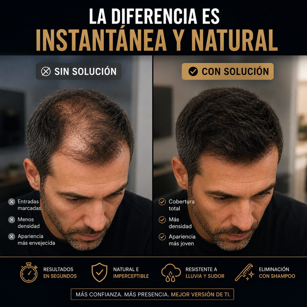 Capilux™ fibras capilares rellenadoras