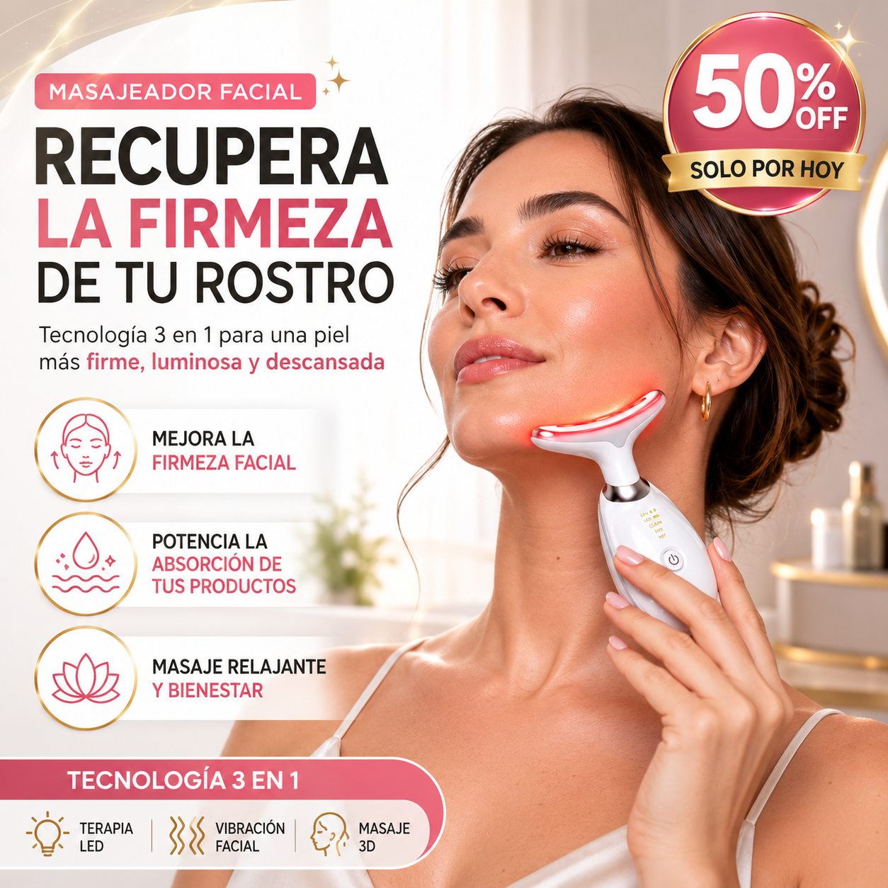 Lumeva™ Masajeador facial