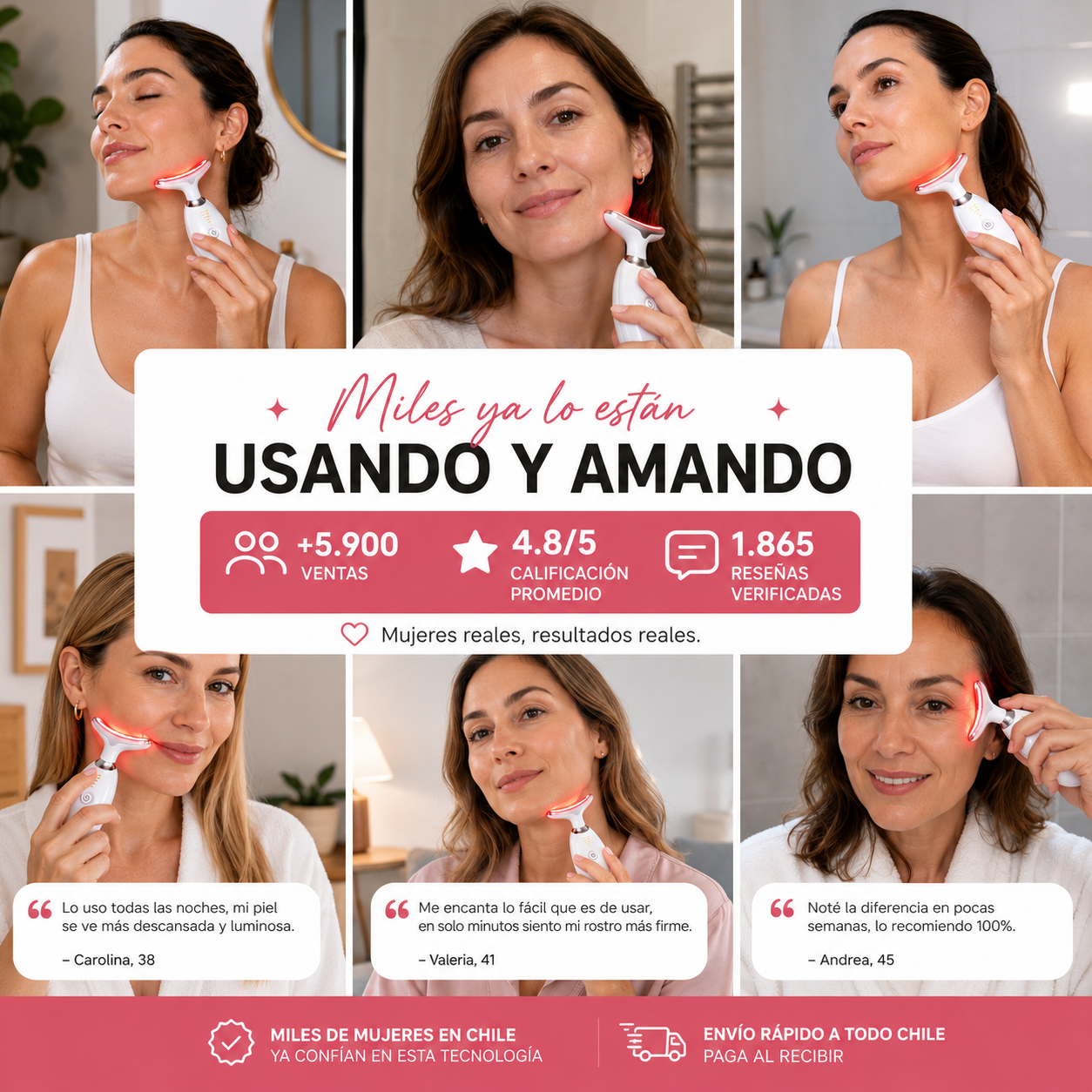Lumeva™ Masajeador facial